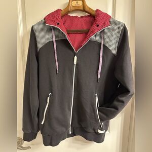 Unisex like new Adidas reversible jacket size small